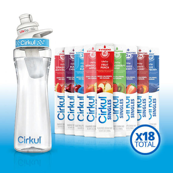 22oz. Plastic Bottle & GoSip® Black Cherry A4